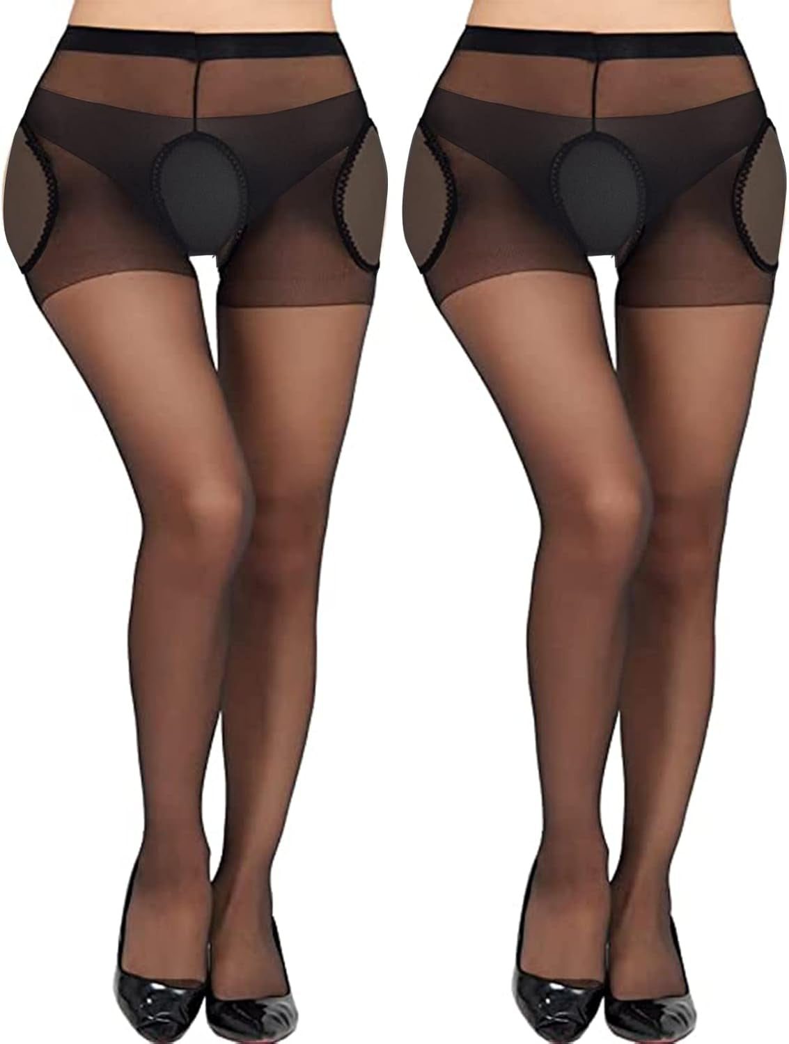 Sexy Pantyhose for Women Thigh High Stockingssheer Control Top Pantyhose