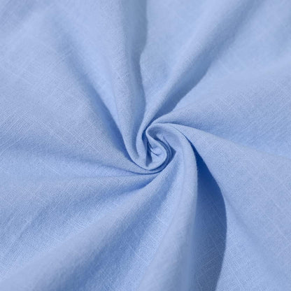 Mens Summer Casual Long Sleeve Cotton Linen Shirts Button up Solid Plain Roll-Up Sleeve Beach T Shirts